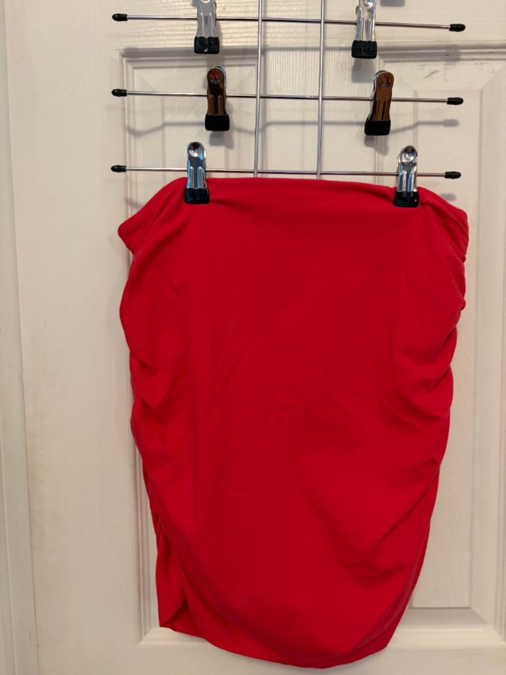 Reformation Ruched Mini Skirt - Picture 3 of 6